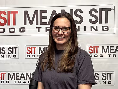 JAMIE CARNEVALE — certified dog trainer at Sit Means Sit Dog Training of Westchester, Valhalla NY